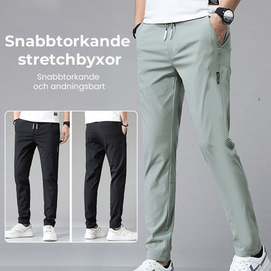 2025 Nya modeller Unisex snabbtorka stretchbyxor