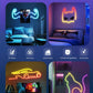 🌈360° leuchtender wasserdichter Streifen mit Musiksynchronisation🎁